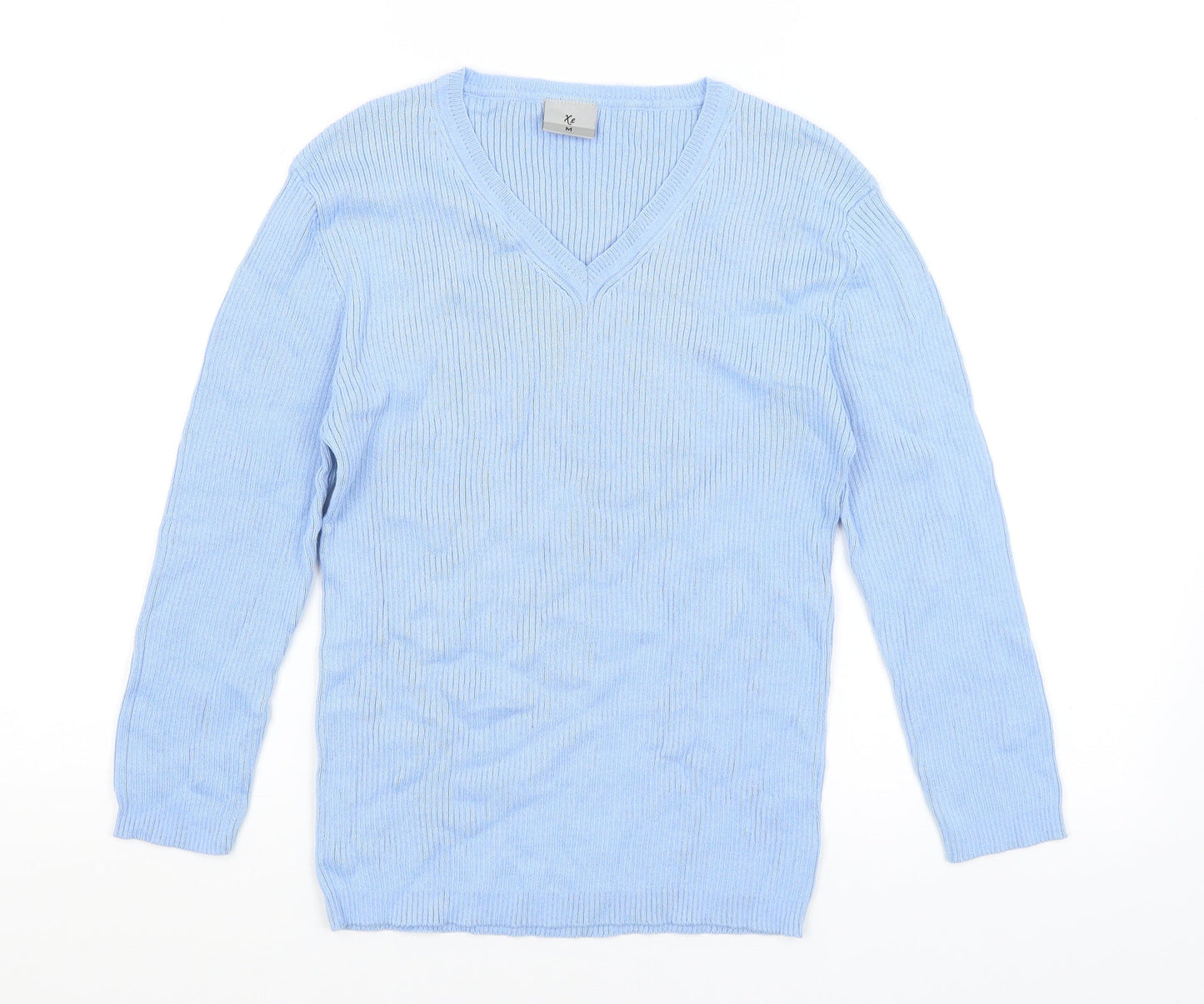 Womens UK Size M Xe Blue Pullover Jumper