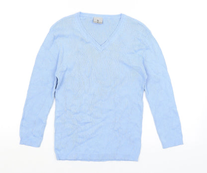 Womens UK Size M Xe Blue Pullover Jumper