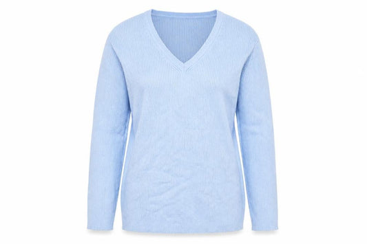 Womens UK Size M Xe Blue Pullover Jumper