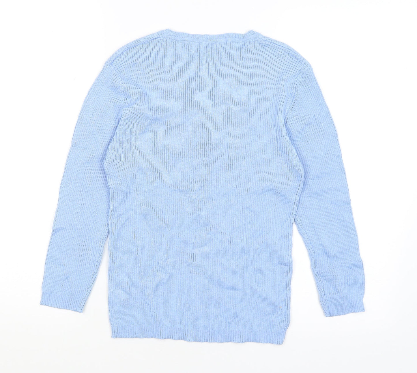 Womens UK Size M Xe Blue Pullover Jumper