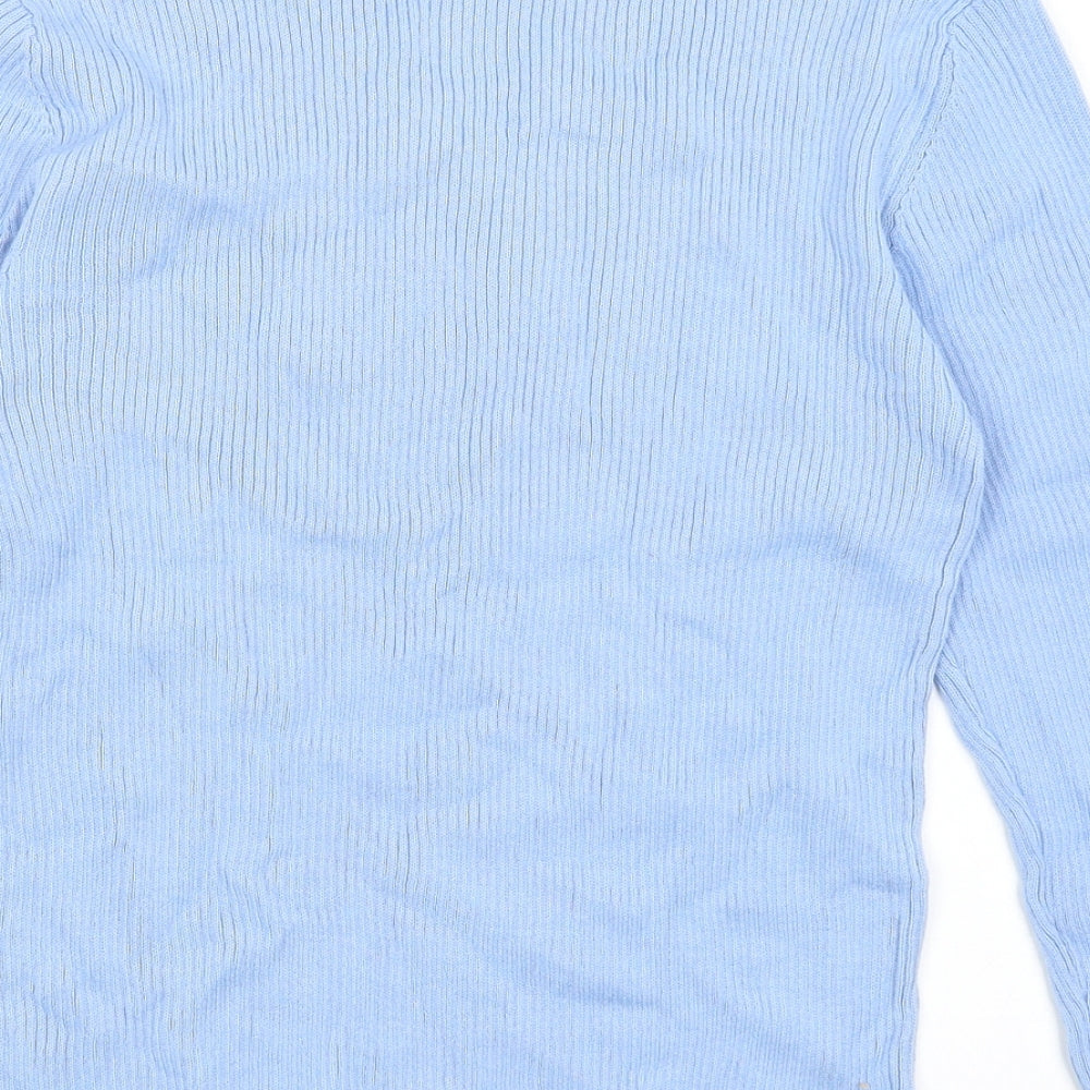 Womens UK Size M Xe Blue Pullover Jumper
