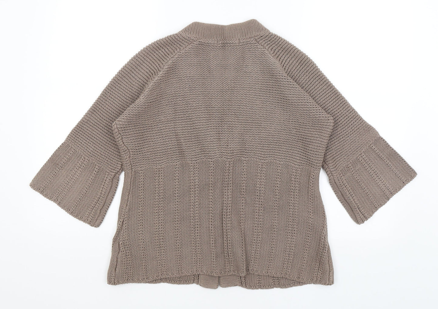 Womens UK Size 14 M&S Brown Cardigan Jumper