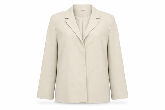 Womens UK Size 12 EWM Regular Beige Blazer