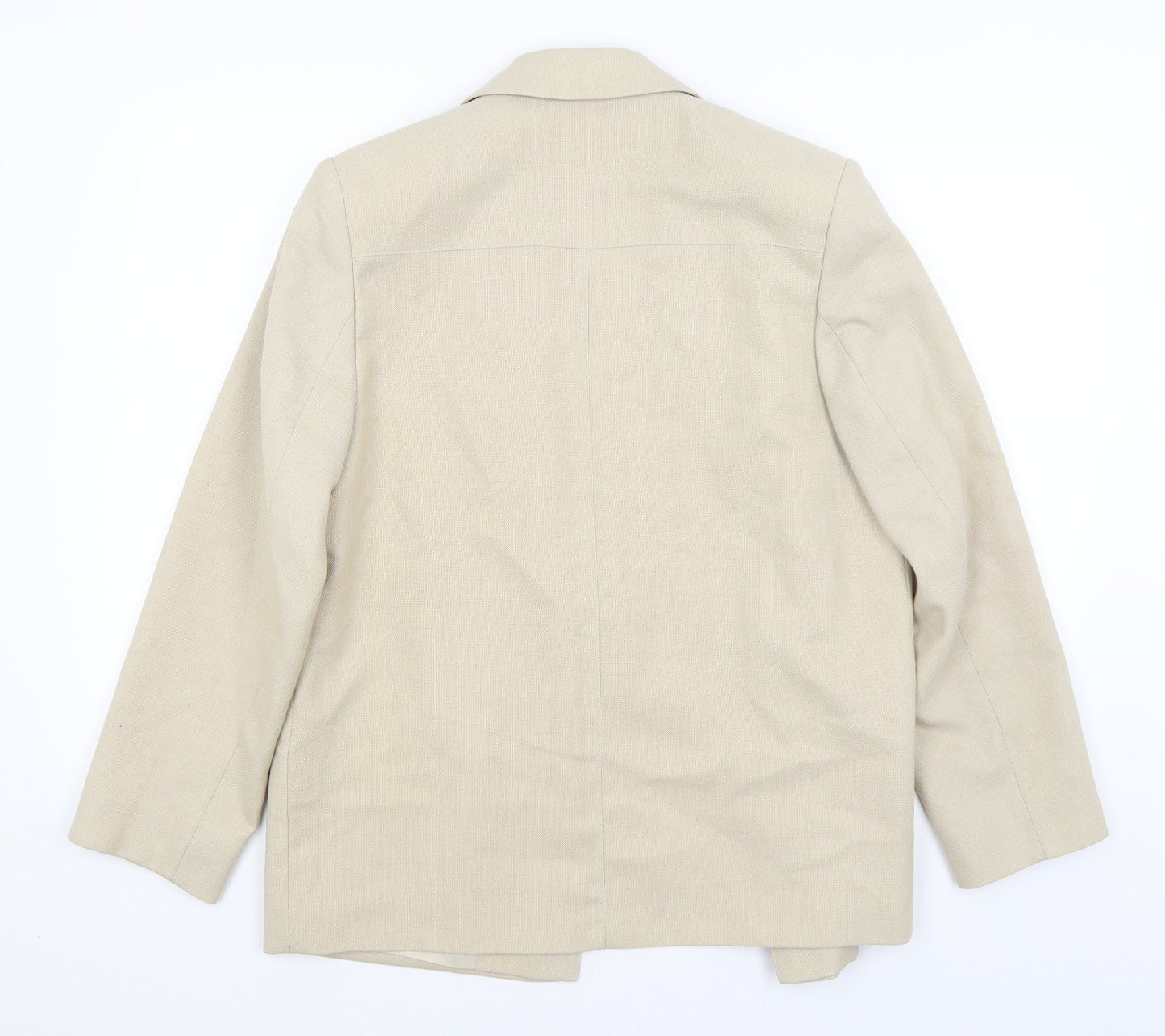 EWM Womens Beige   Jacket Blazer Size 12