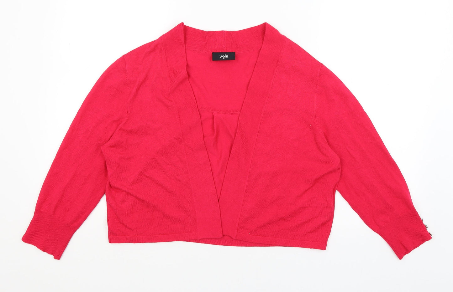 Womens UK Size M Wallis Pink Wrap Jumper