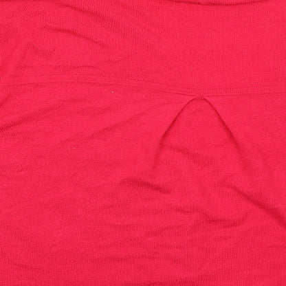 Womens UK Size M Wallis Pink Wrap Jumper