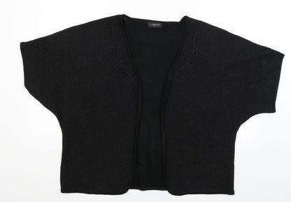 Womens UK Size XL BM Collection Black Wrap Jumper