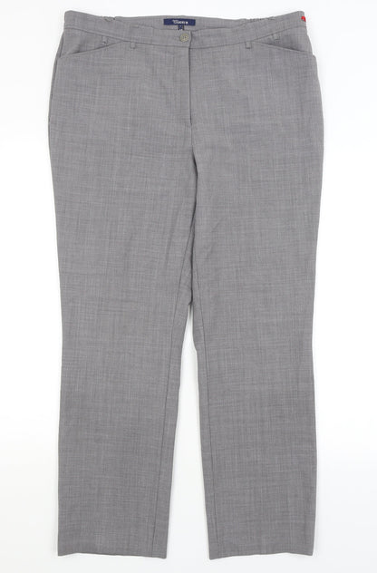 Atelier Gardeur Womens Grey   Trousers  Size 18 L28.5 in