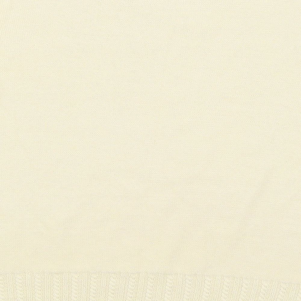 Womens UK Size L Country Casuals Beige Basic T-Shirt