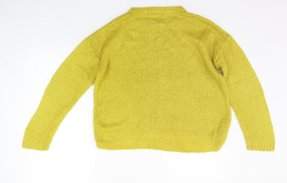 Womens UK Size 12 Select Yellow Pullover Jumper
