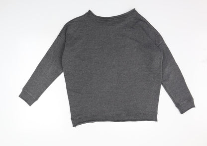 Womens UK Size 12 New Look Grey Pullover Jumper