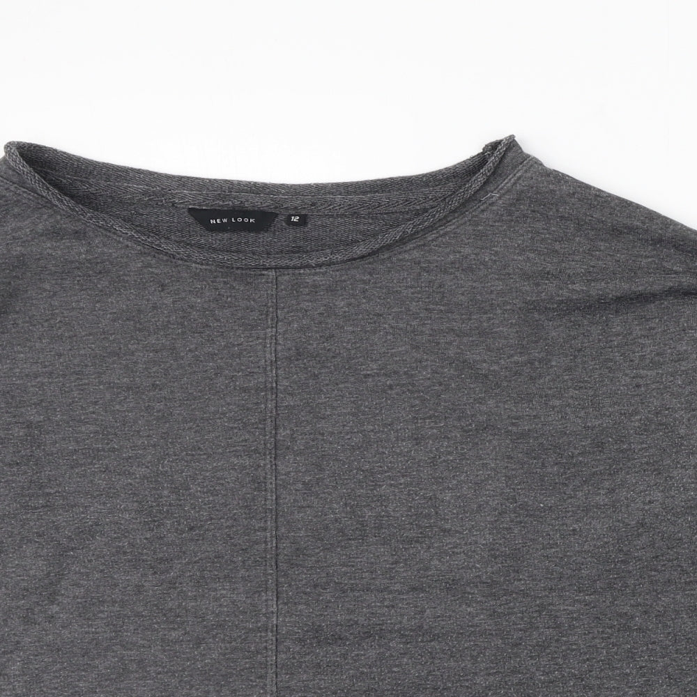 Womens UK Size 12 New Look Grey Pullover Jumper