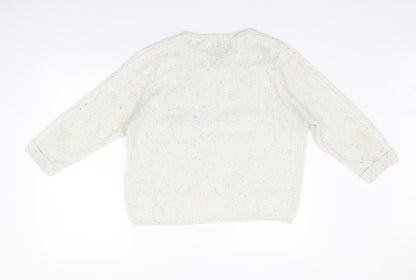 Womens UK Size 14 New Look Beige Pullover Jumper