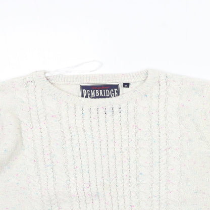 Womens UK Size 14 New Look Beige Pullover Jumper