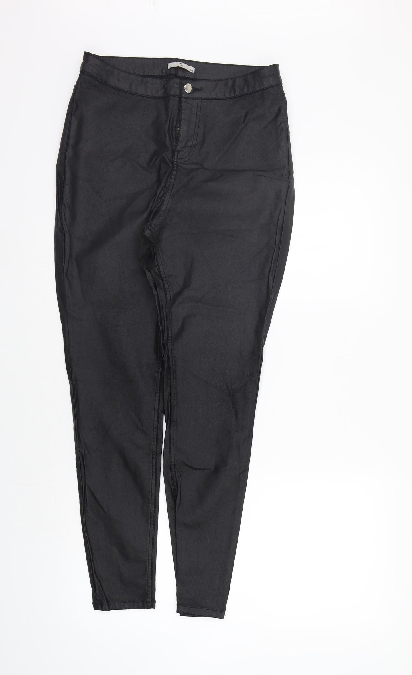 TU Womens Black   Trousers  Size 12 L26 in