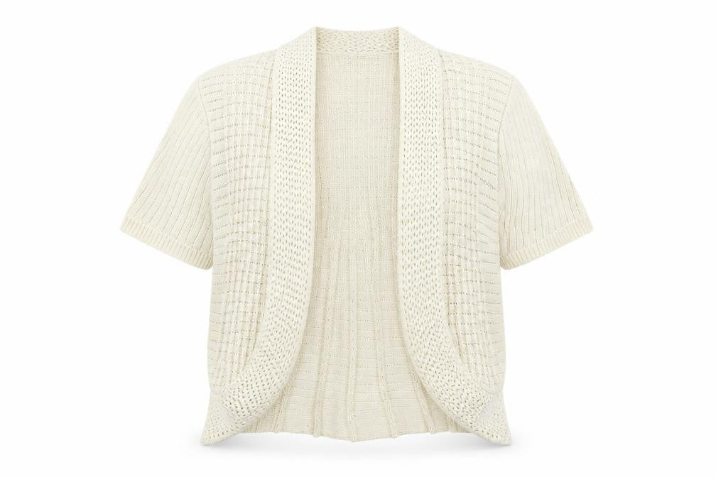 Womens UK Size M GLIMPSE DESIGN Beige Cardigan Jumper