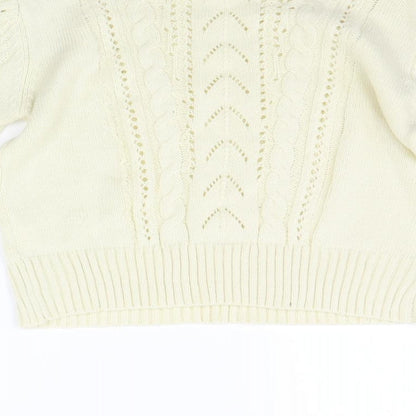 Drole de copine Womens Beige   Pullover Jumper Size S