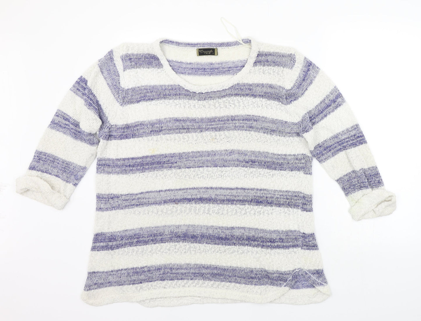 Womens UK Size L Originals Blue Pullover Jumper