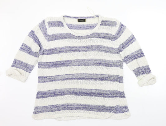 Womens UK Size L Originals Blue Pullover Jumper