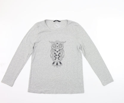 Womens UK Size M BM Grey Pullover Jumper