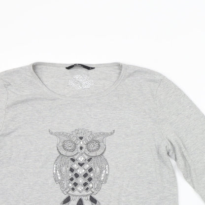 Womens UK Size M BM Grey Pullover Jumper