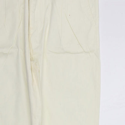 Womens UK Size 12 Berksha Regular Fit  White Trousers
