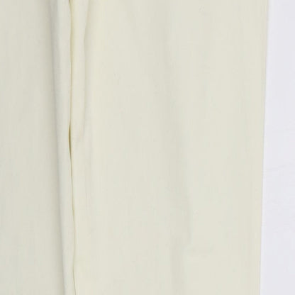 Womens UK Size 12 Berksha Regular Fit  White Trousers