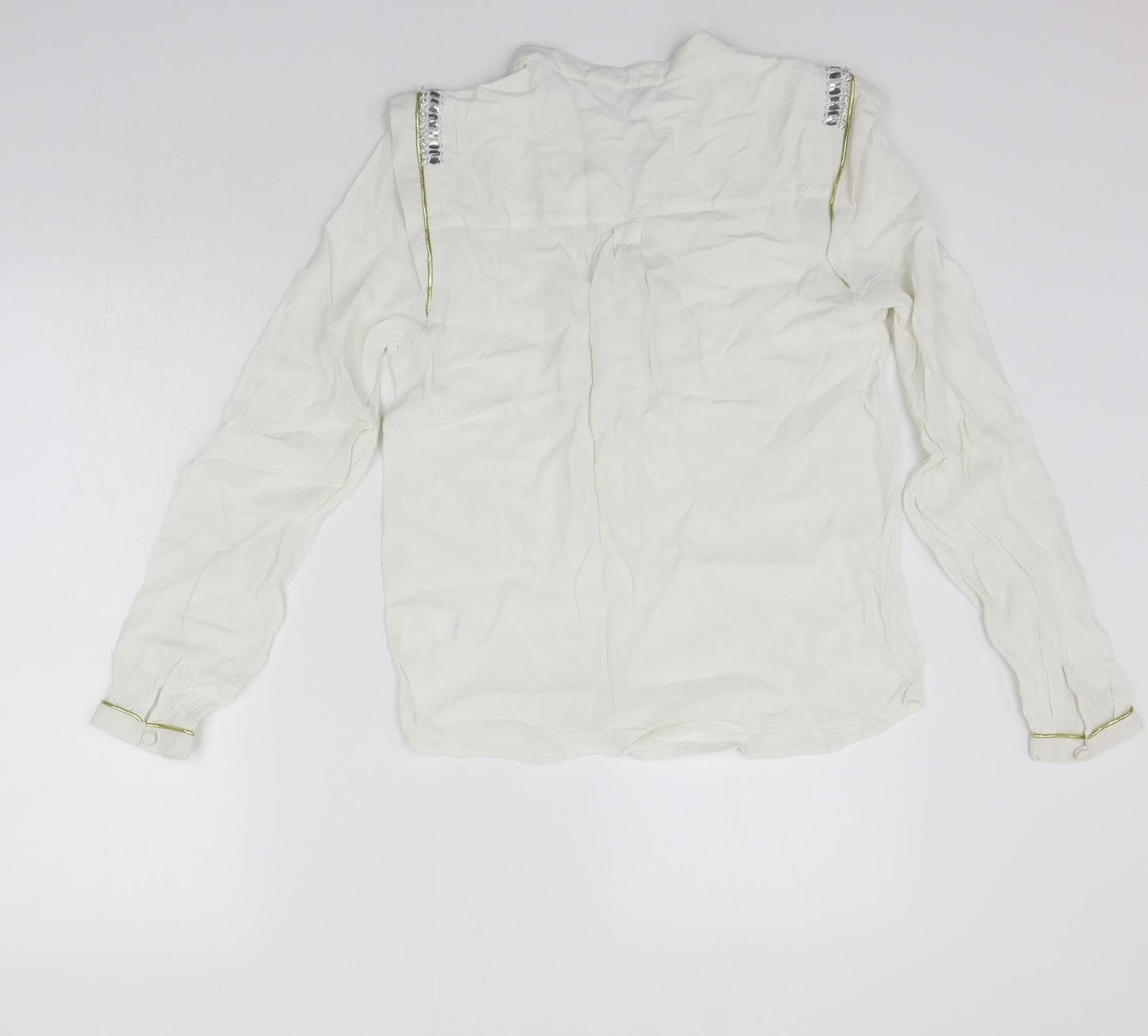 Womens UK Size 12 LIMITED COLLECTION White Basic T-Shirt