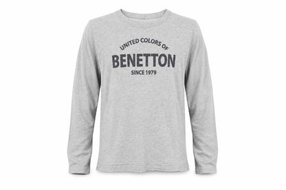 United Colours of Benetton Boys Grey   Basic T-Shirt Size M