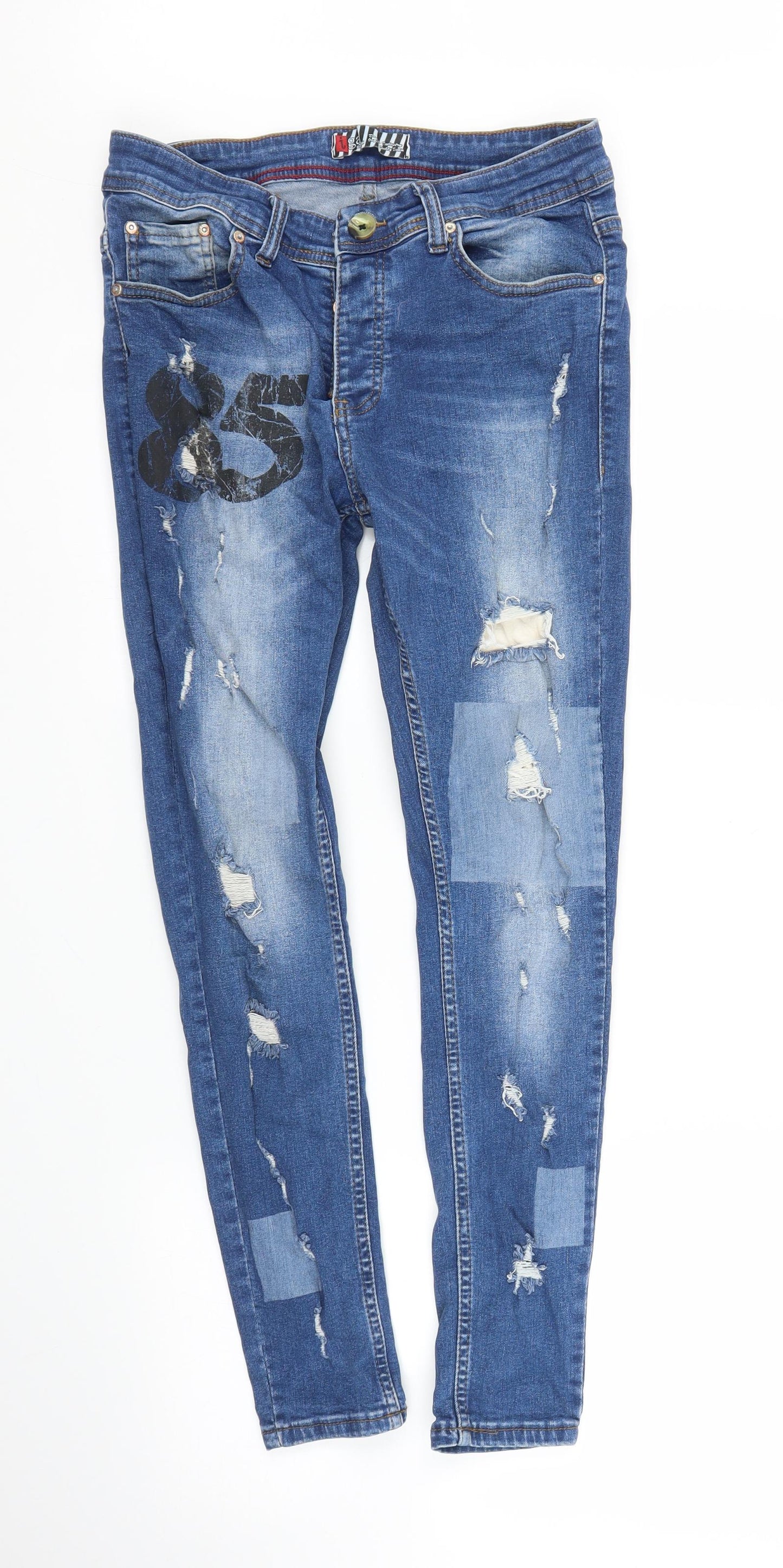IGA  Womens Blue  Denim Skinny Jeans Size 26 in L26 in