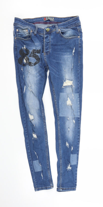 IGA  Womens Blue  Denim Skinny Jeans Size 26 in L26 in