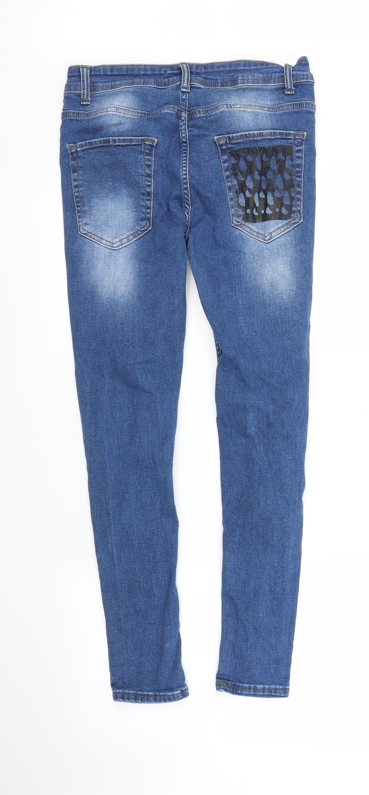 IGA  Womens Blue  Denim Skinny Jeans Size 26 in L26 in