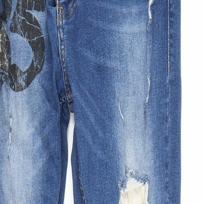IGA  Womens Blue  Denim Skinny Jeans Size 26 in L26 in