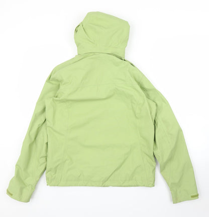 Womens UK Size XS DECATHLON Green Anorak Coat
