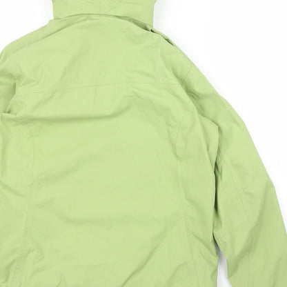 Womens UK Size XS DECATHLON Green Anorak Coat