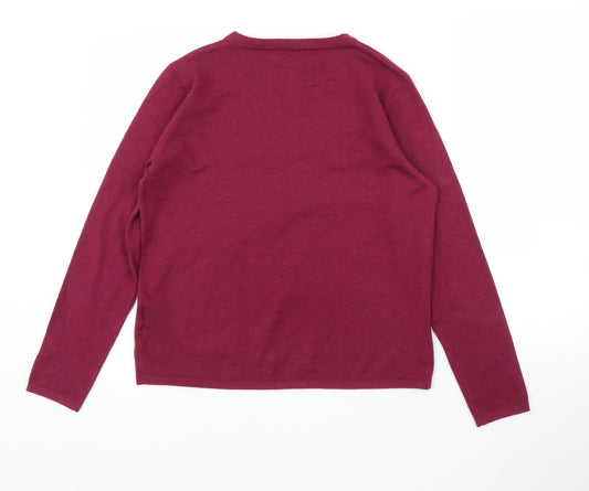 Steilmann Womens Purple   Pullover Jumper Size 14