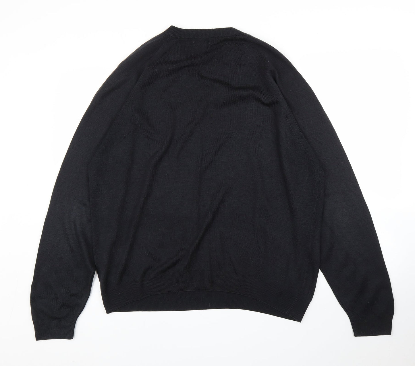 Womens UK Size M Essentials Black Pullover Jumper