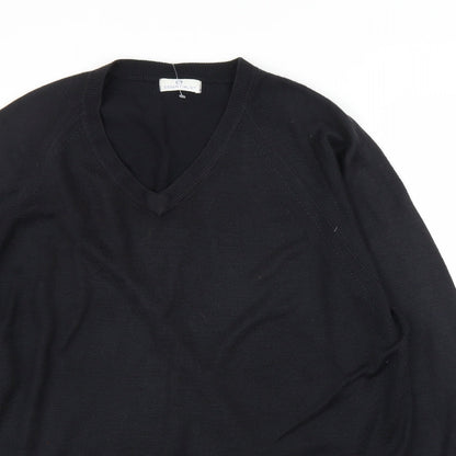 Womens UK Size M Essentials Black Pullover Jumper