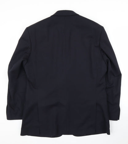Mens UK Size 40 M&S Regular Blue Suit Jacket