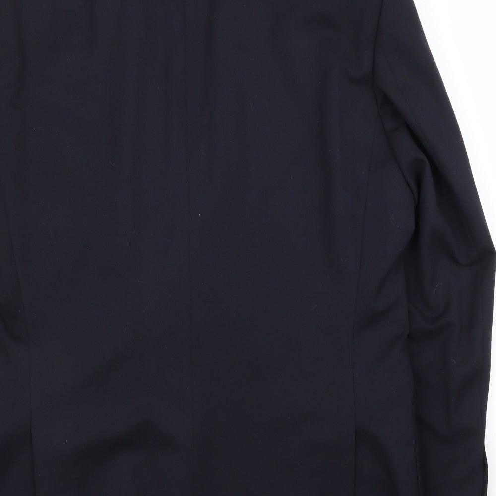 Mens UK Size 40 M&S Regular Blue Suit Jacket