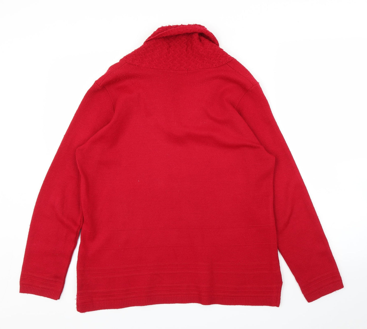 Womens UK Size M ME Red Pullover Jumper