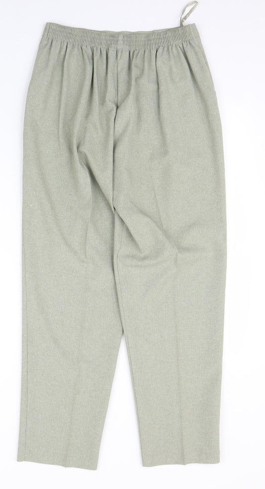 Classics Womens Green   Trousers  Size 12 L25 in