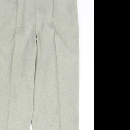 Womens UK Size 12 Classics Regular Fit  Green Trousers
