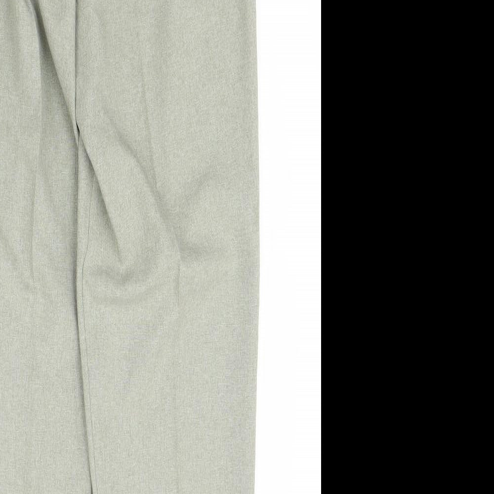 Womens UK Size 12 Classics Regular Fit  Green Trousers
