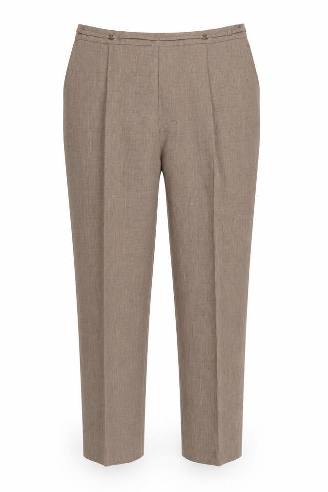 Womens UK Size 34 in Preworn Regular Fit  Brown Trousers