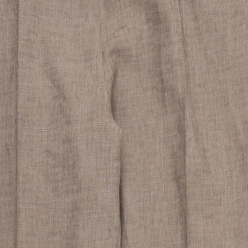 Womens UK Size 34 in Preworn Regular Fit  Brown Trousers