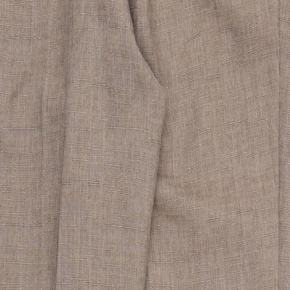 Womens UK Size 34 in Preworn Regular Fit  Brown Trousers