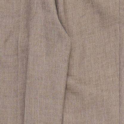 Womens UK Size 34 in Preworn Regular Fit  Brown Trousers