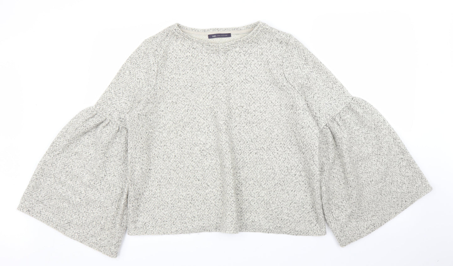 Womens UK Size 14 M&S Beige Pullover Jumper
