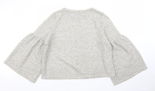 Womens UK Size 14 M&S Beige Pullover Jumper